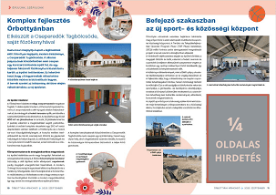 1/4 oldalas hirdetés - Őrbottyáni Hírmondó