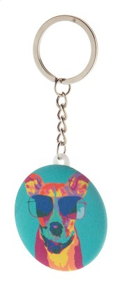 KeyBadge RPET Mini kitűzős RPET kulcstartó